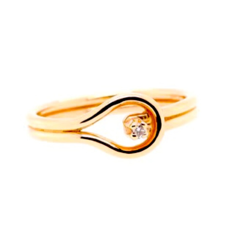 14k Gold Loop Ring